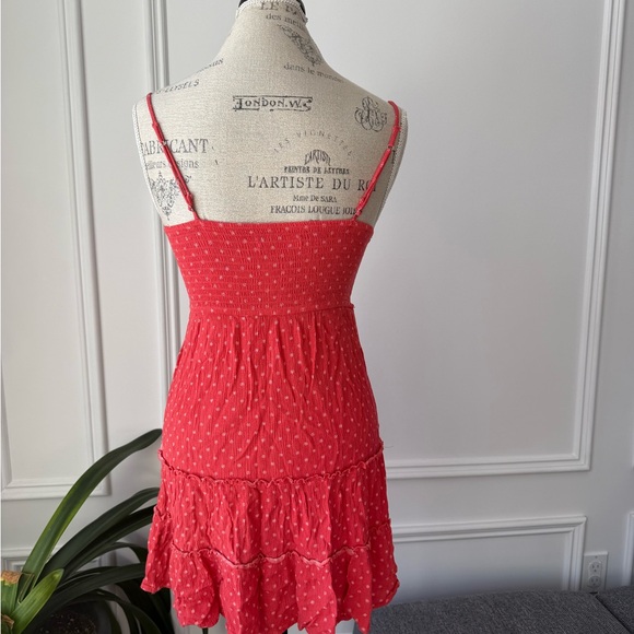 Red Polka Dot Mini dress - Picture 3 of 5